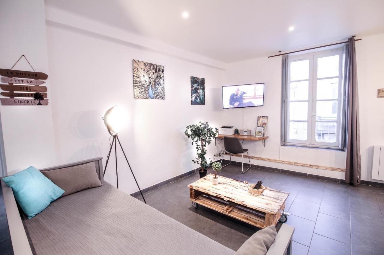 Appartement Calme Et Spacieux, Cite Et Ville A Pied, Wifi, 2 Chambres, 3 Lits カルカソンヌ エクステリア 写真